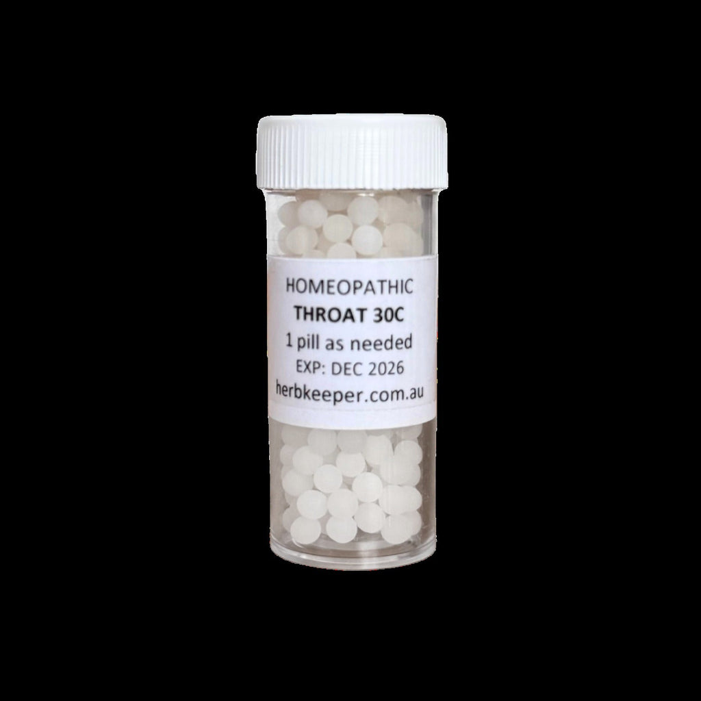 HOMEOPATHIC THROAT 30C PILLS