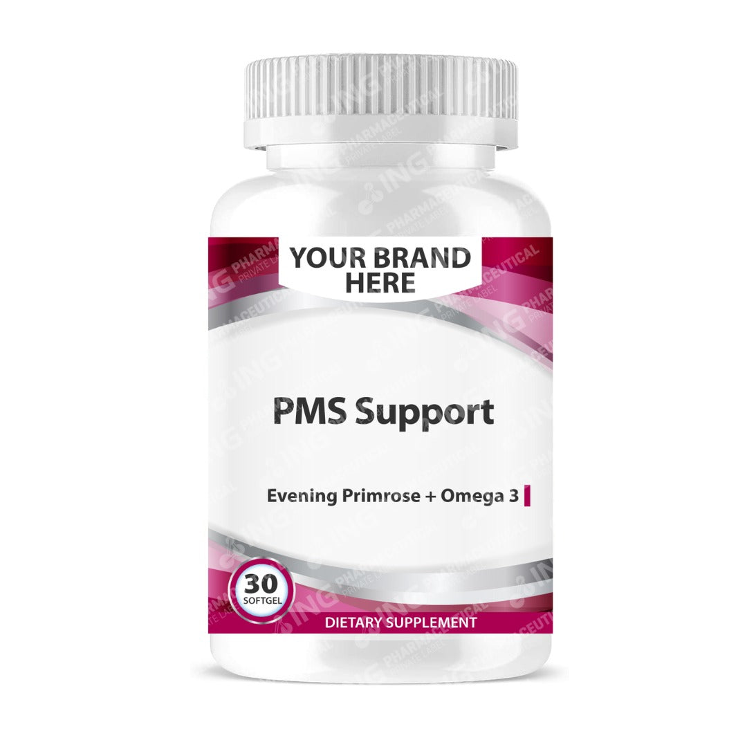 Evening Primrose Oil + Omega 3 Softgels White Label | EPO + Omega 3 Fatty Acids for PMS Support - Private Label Softgels Manufacturer