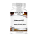Coconut Oil (MCTs) Softgels White Label | Refined Coconut Oil 1000mg Private Label Softgels Manufacturer