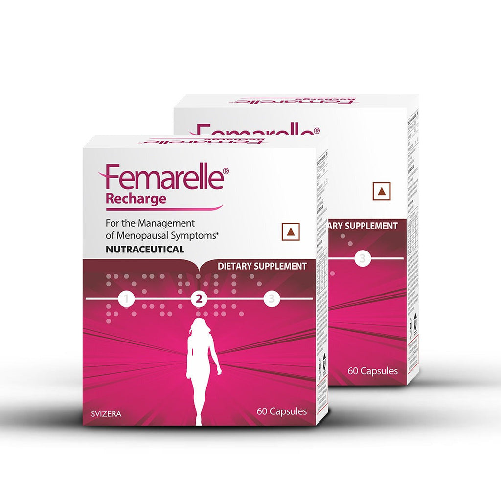 Femarelle® Recharge Menopause Supplements | 50-59+ Women | Menopause Symptoms Support for Hot Flashes, Hormone Balance, Mood Swings | 8 Million+ Customers, Global Brand