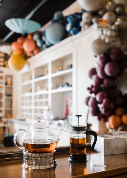 Tea Pot and Warmer