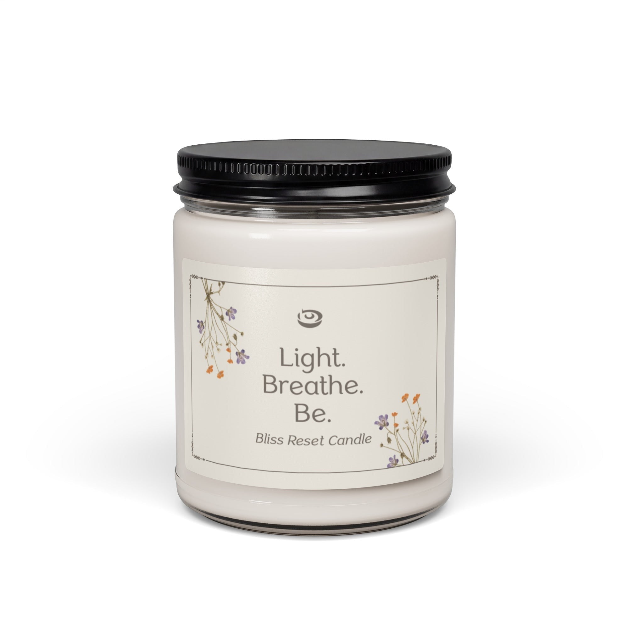 Scented soy candle
