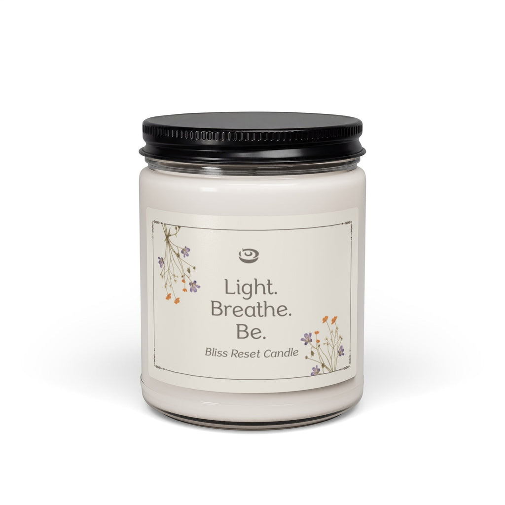 Scented soy candle