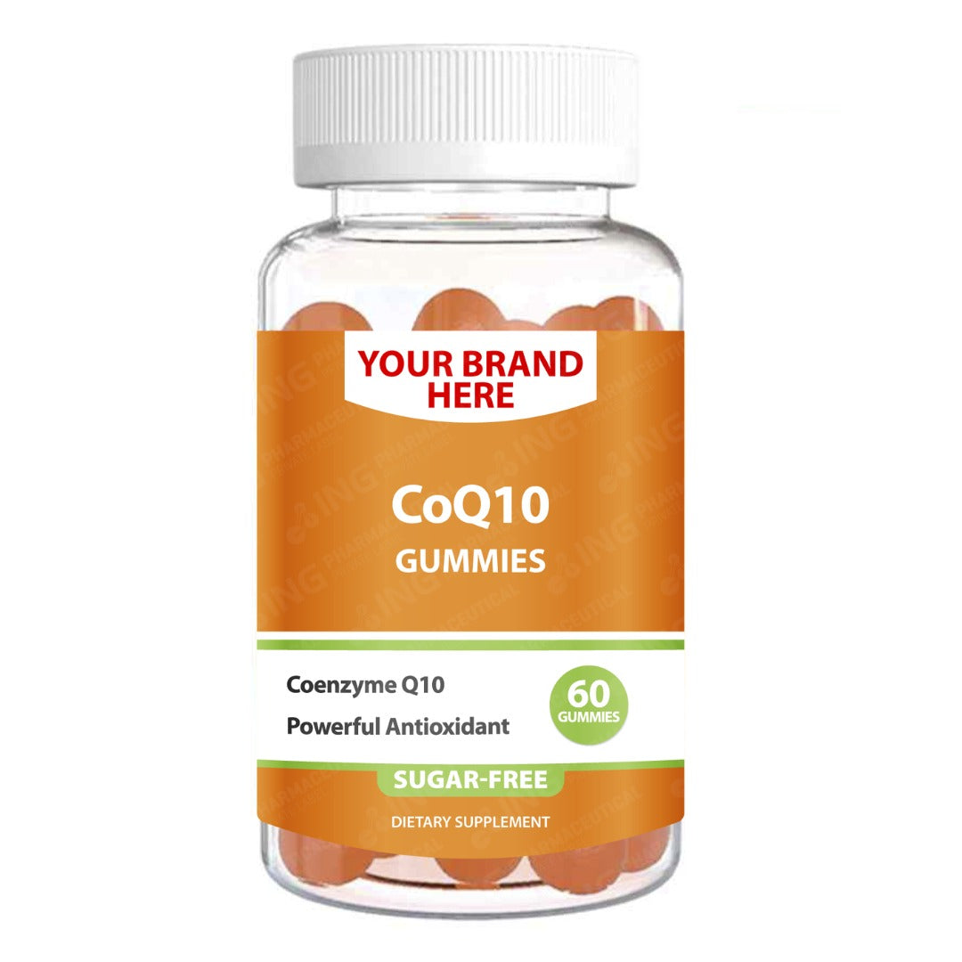 CoQ10 Gummies SUGAR-FREE Private Label (PECTIN) | Coenzyme Q10 | Private Label Gummy Manufacturer