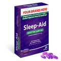 SLEEP AID - Diphenhydramine Hcl USP 25 mg Softgels- Compare to Vicks® ZzzQuil Nighttime Sleep-Aid LiquiCaps - OTC Own Brand Private Label