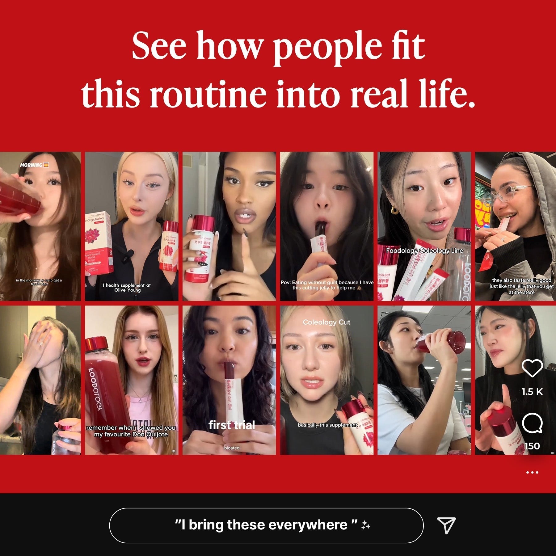 Red Bottle Diet Set