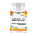 MultiVitality PLUS - Energy Support Softgels White Label | Multivitamin + Mineral + Ginseng + Aloe Vera Private Label Softgels Manufacturer