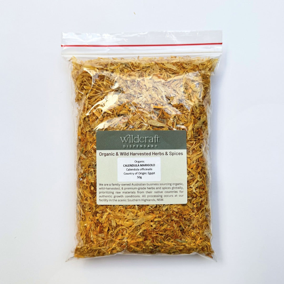 CALENDULA PETALS ORGANIC 50g Calendula officinalis
