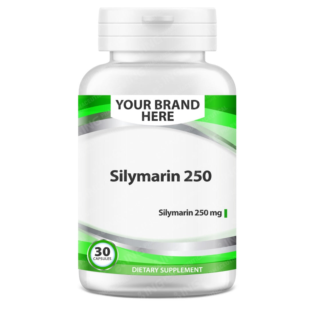 Silymarin 250mg Capsules White Label | Liver Support - Private Label Supplement Manufacturer