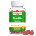 Fiber Mix (Sugar-Free) Gummies Private Label (PECTIN) | Dietary Fiber Gummies | Private Label Gummy Manufacturer | LOW MOQ FORMULA