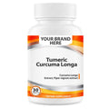 Tumeric Tablets White Label | Curcuma Longa 500mg - Private Label Supplement Manufacturer