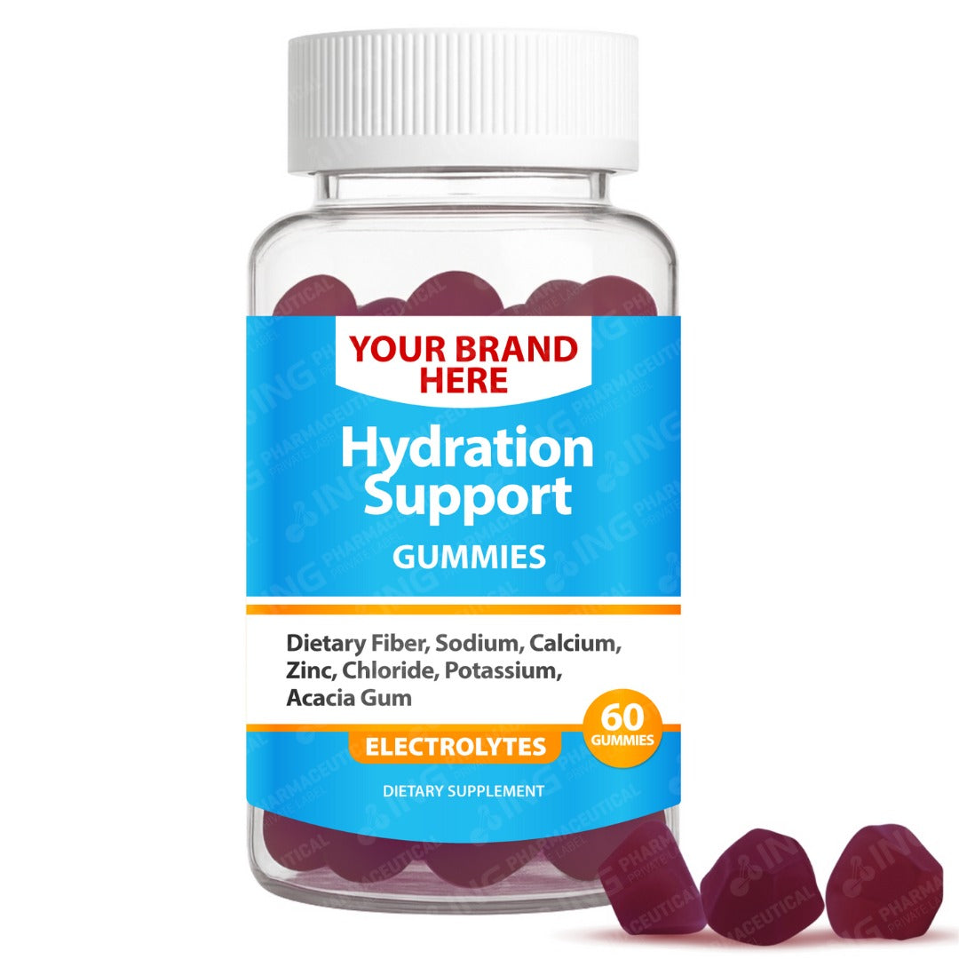 Hydration Support (Electrolytes) Gummies Private Label (PECTIN) | Electrolytes Gummies | Private Label Gummy Manufacturer | LOW MOQ FORMULA
