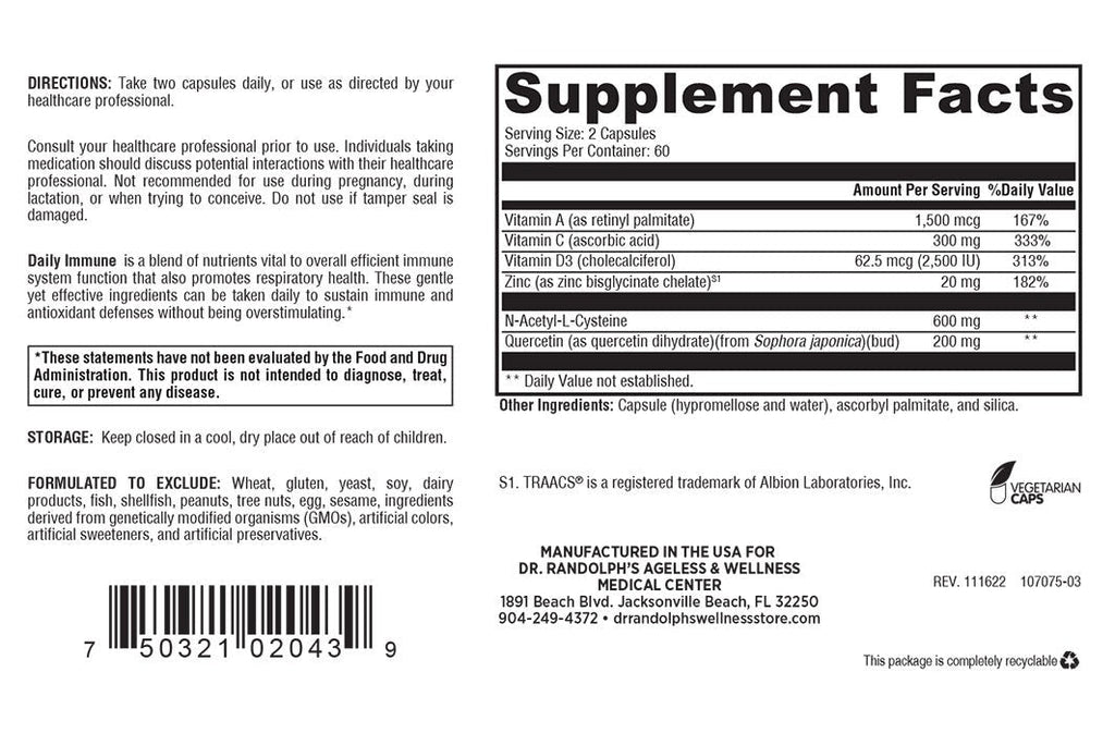 Daily Immune and Seasonal Relief