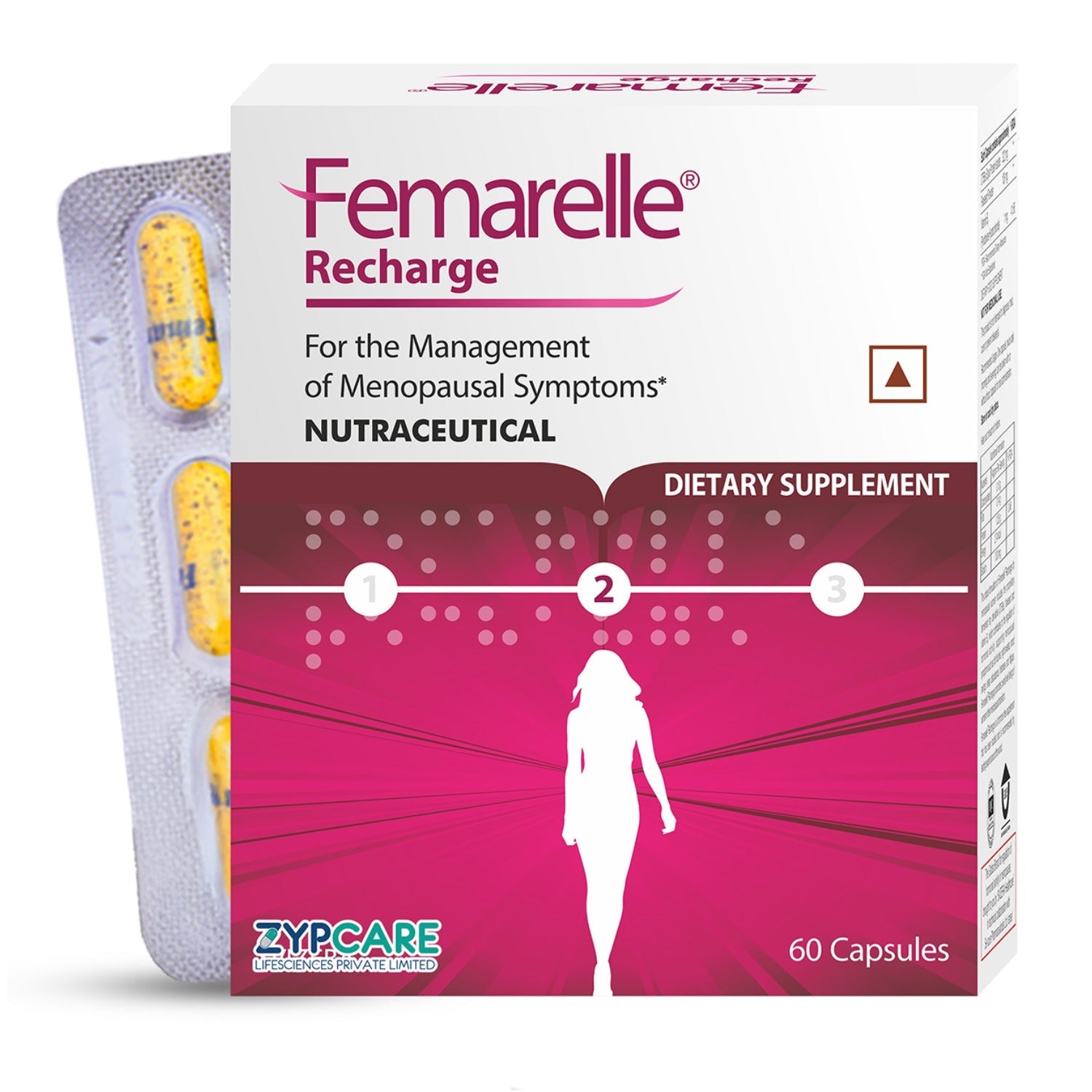 Femarelle® Recharge Menopause Supplements | 50-59+ Women | Menopause Symptoms Support for Hot Flashes, Hormone Balance, Mood Swings | 8 Million+ Customers, Global Brand