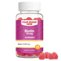 Biotin 10mg Gummies Private Label (PECTIN) | D-Biotin 10,000mcg | Private Label Gummy Manufacturer | LOW MOQ FORMULA