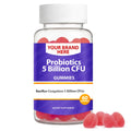 Probiotics 5 Billion CFU Gummies Private Label (PECTIN) | Bacillus Coagulans 5 Billion Gummies | Private Label Gummy Manufacturer | LOW MOQ FORMULA