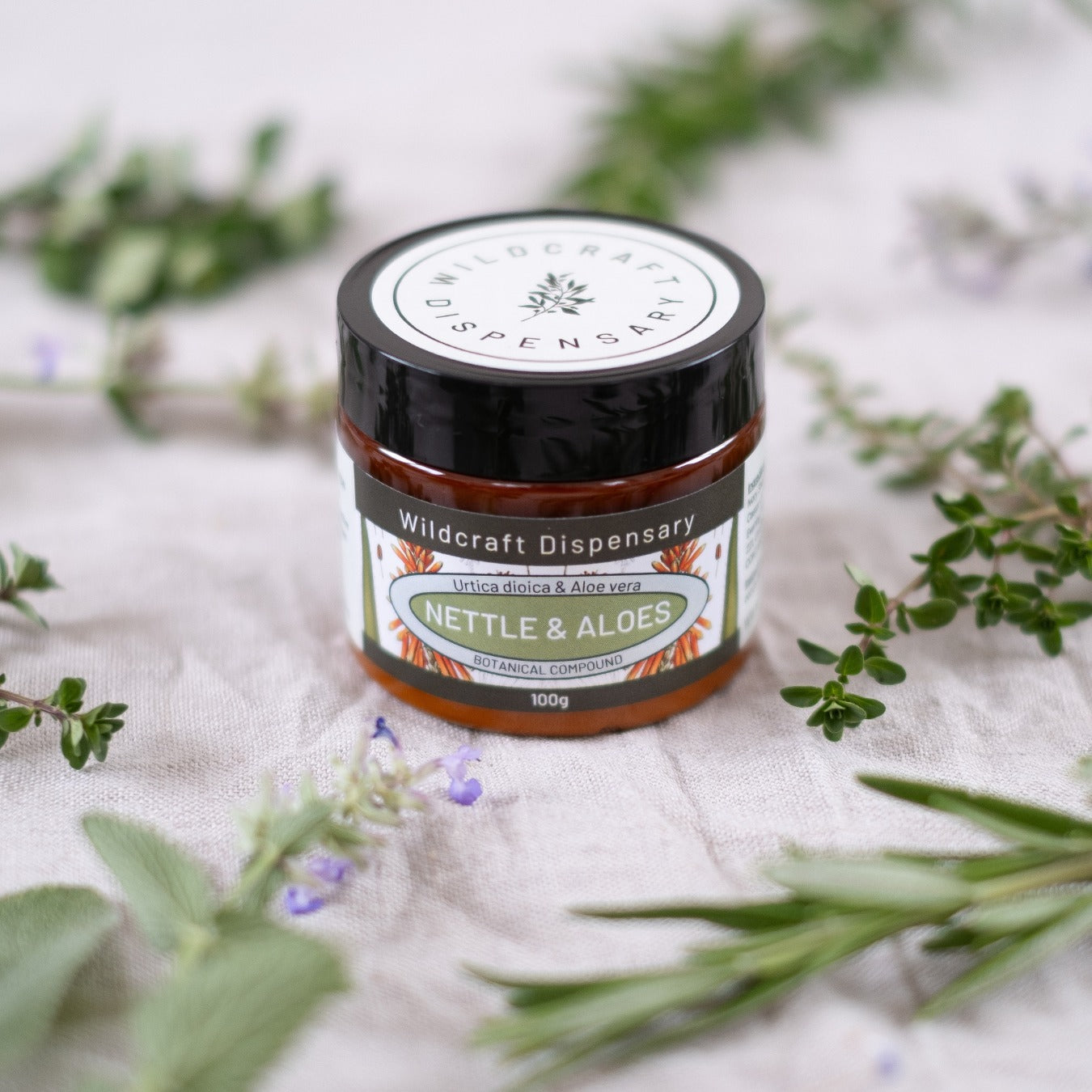 Wildcraft NETTLE & ALOES HERBAL OINTMENT for Cooling and Skin Comfort