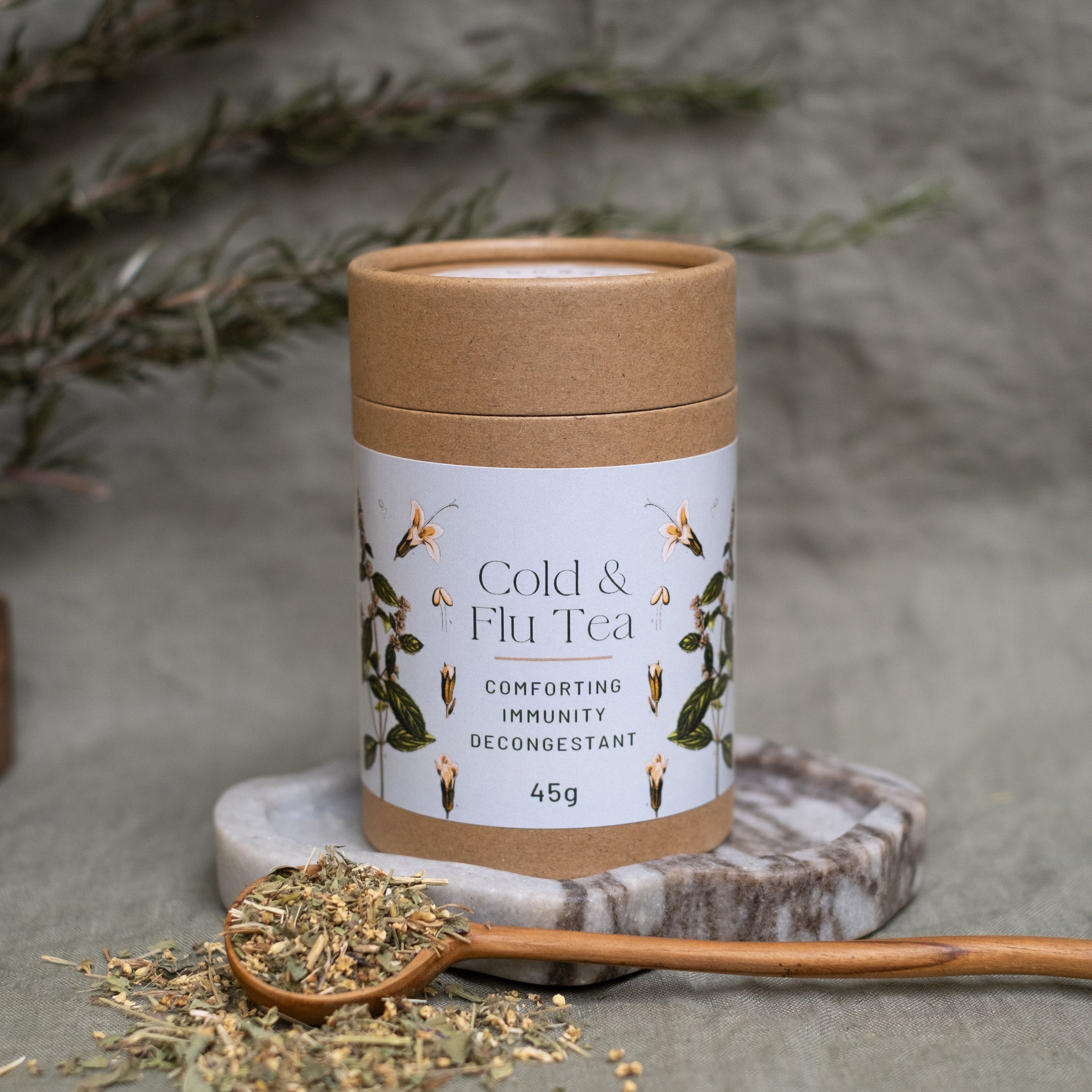 COLD & FLU Yarrow Elderflower & Peppermint