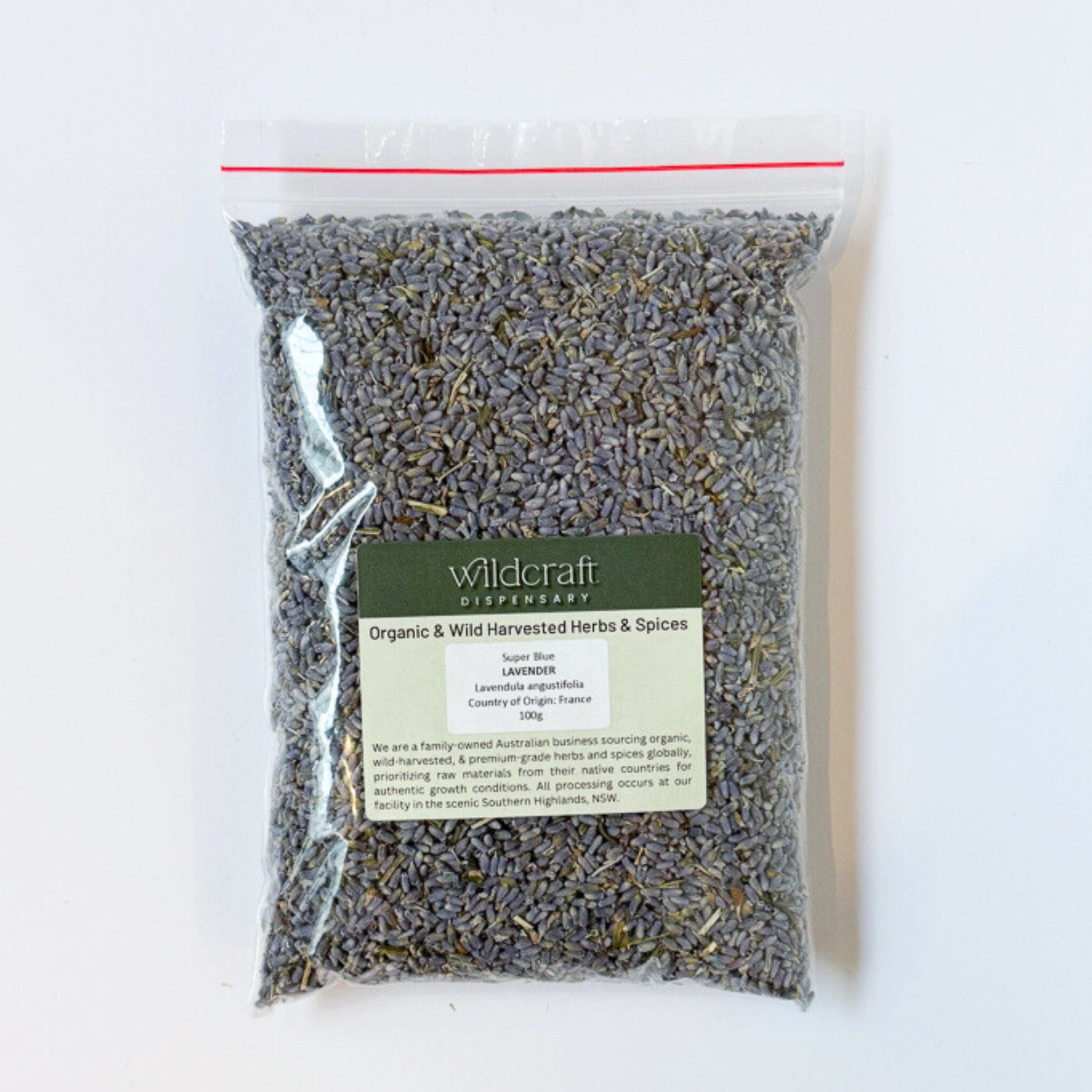 LAVENDER FLOWERS SUPER BLUE 100g Lavendula angustifolia