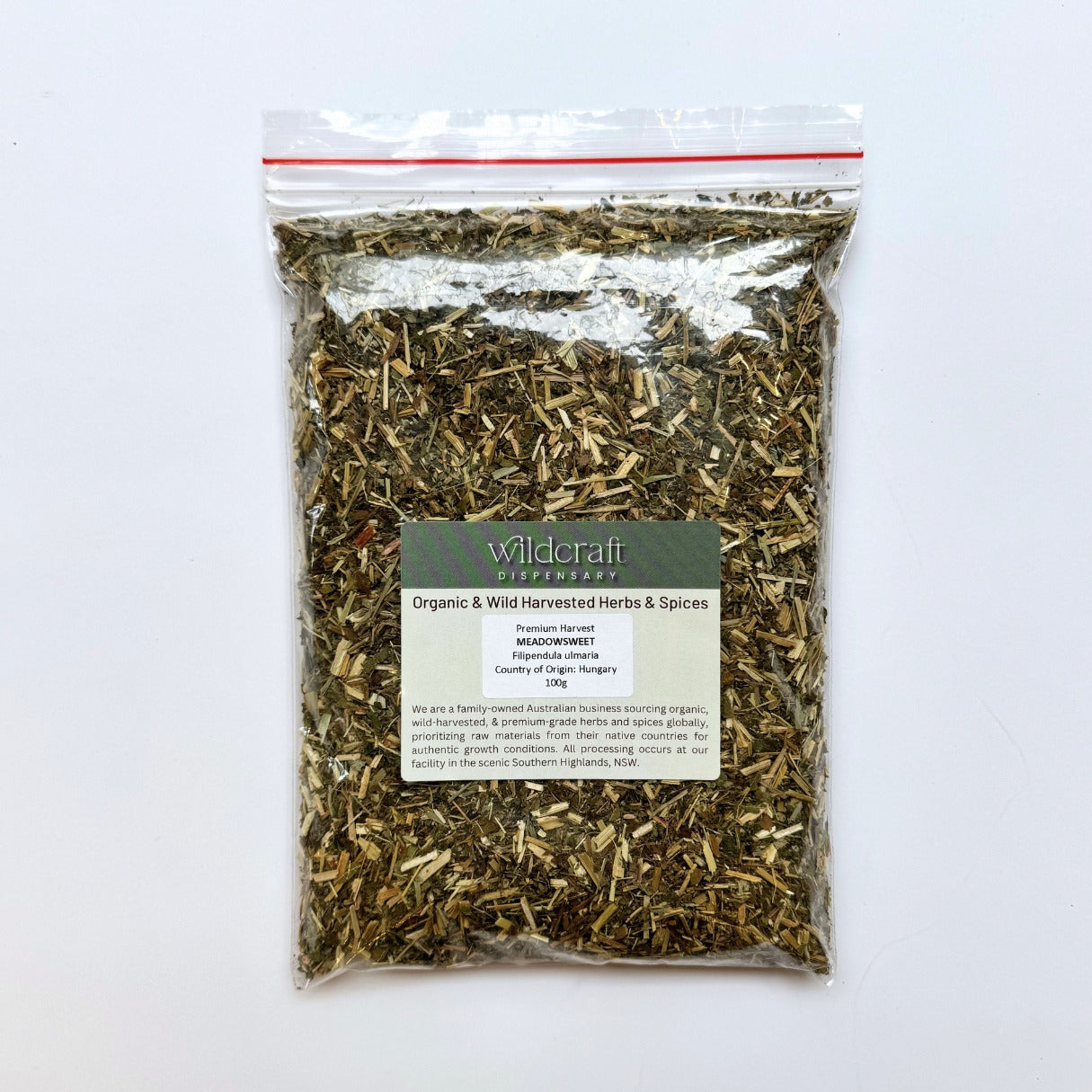 MEADOWSWEET HERB PREMIUM HARVEST 100g Filipendula ulmaria