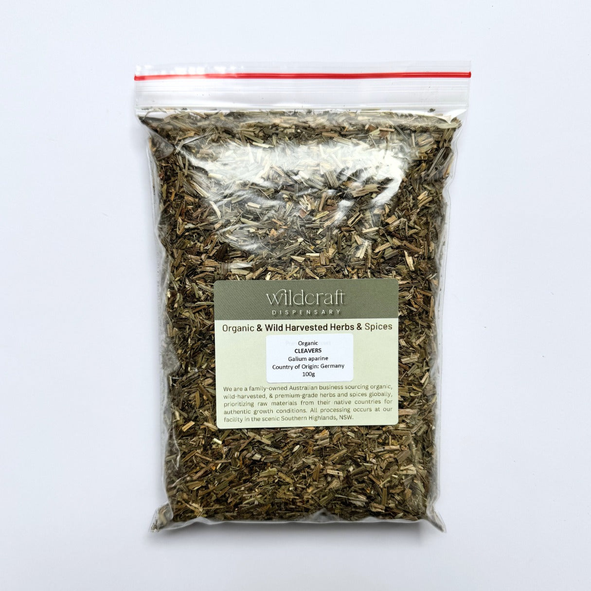 CLEAVERS / BEDSTRAW ORGANIC 100g Galium aparine.
